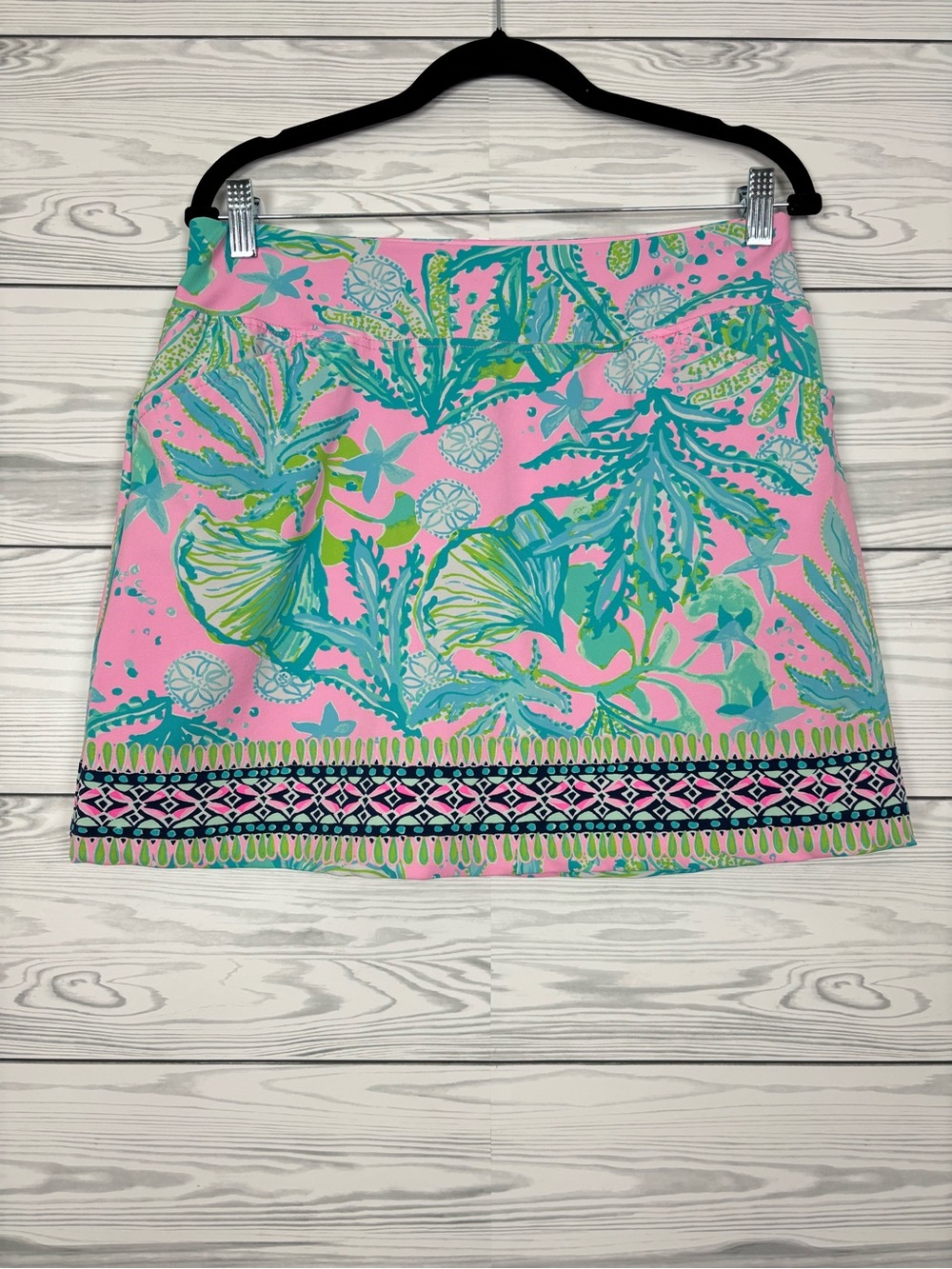 Lilly Pulitzer Luxletic Monica golf skort UPF 50+ mandevilla baby print size 8